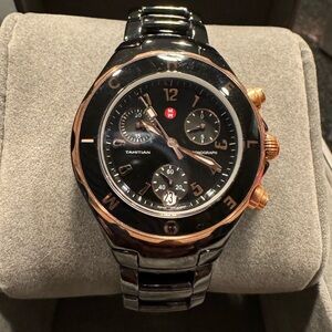Michele Black Tahitian Chronograph